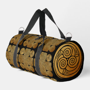 Celtic Knotwork Cross Duffle Bag