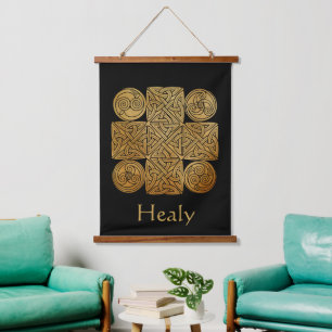 Celtic Knotwork Cross Personalised Hanging Tapestry