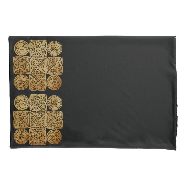 Celtic Knotwork Cross Pillowcase (Front)