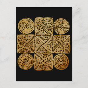 Celtic Knotwork Cross Postcard