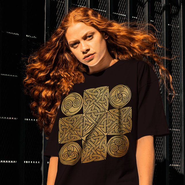 Celtic Knotwork Cross T-Shirt (Creator Uploaded)