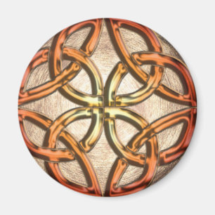 Celtic Knotwork Enamel Magnet