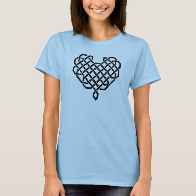 Celtic knotwork heart T-Shirt (Front)