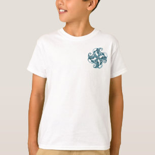 Celtic Knotwork Kids Tees - Zoomorphic Crane #2