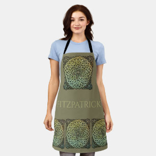 Celtic Knotwork Mandala Personalised Apron