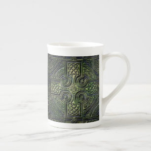 Celtic knotwork St. Patrick's Day Bone China Mug