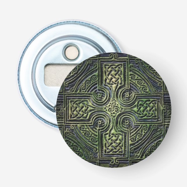 Celtic knotwork St. Patrick's Day Bottle Opener (Front)