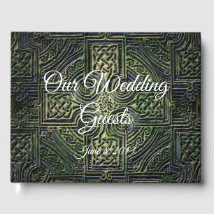 Celtic knotwork St. Patrick's Day Guest Book