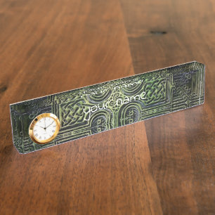 Celtic knotwork St. Patrick's Day Nameplate