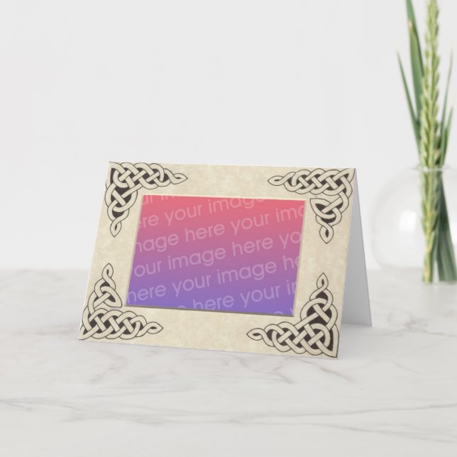 Celtic Lace Frame card (Front)