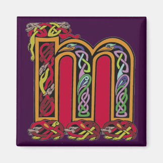 Celtic Letter 'M' - Magnet
