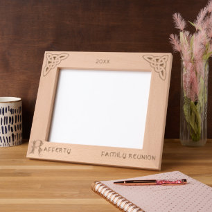 Celtic Letter R Custom Name Etched Frames