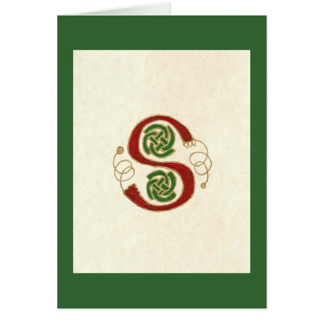 CELTIC LETTER S (Front)