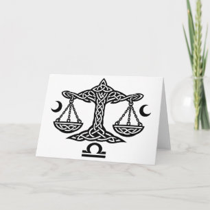    Celtic Libra Scales by BurnsInHell Card