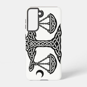 Celtic Libra Scales by BurnsInHell Samsung Galaxy Case