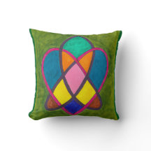 Celtic love knot cushion