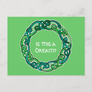 Celtic Lucid Dreaming Reality Check Postcard