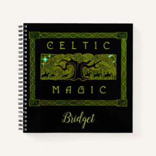 Celtic Magic - The Great Tree Spiral Notebook
