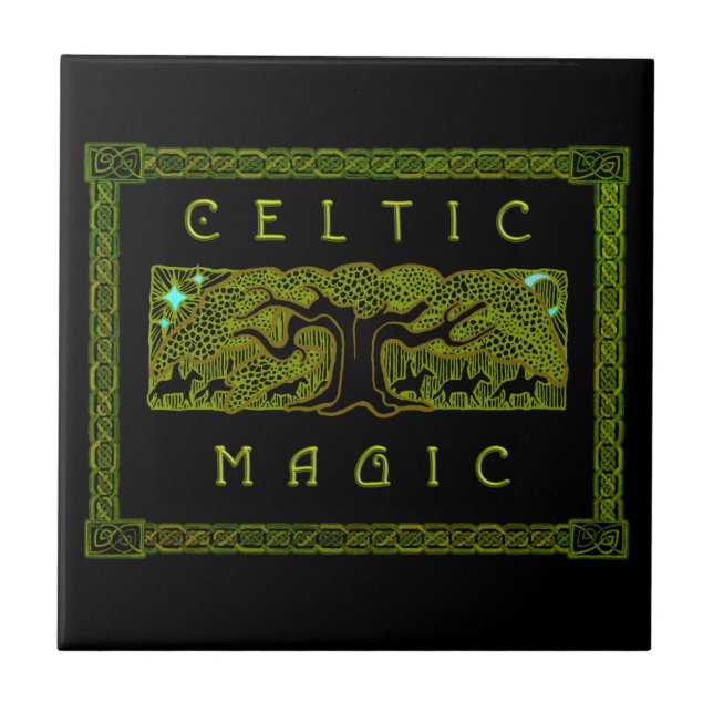 Celtic Magic - The Great Tree Tile (Front)