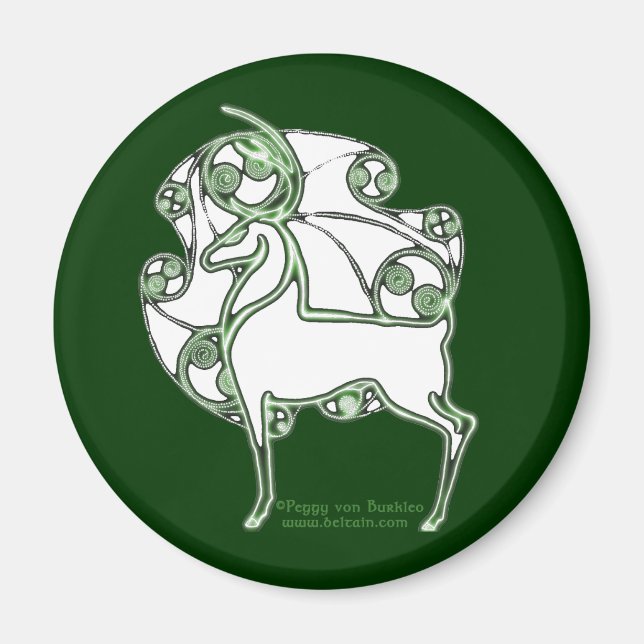 Celtic Magnets Herne Deer Design #3 (Front)