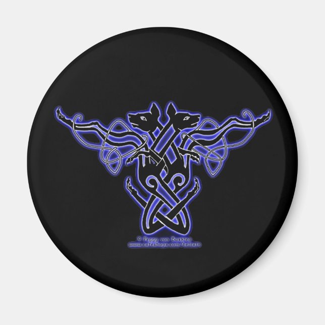 Celtic Magnets Hound Design #1 (Front)