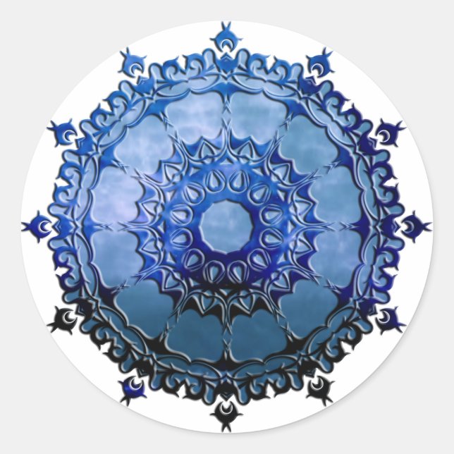Celtic Mandala Classic Round Sticker (Front)