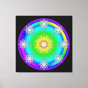 Celtic Mandala Stretched Canvas Print