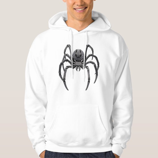 Celtic Mechanical Spider Art  Hoodie (Front)