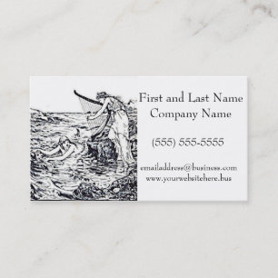 Celtic Mermaid Irish Siren Fairy Tale Business Card