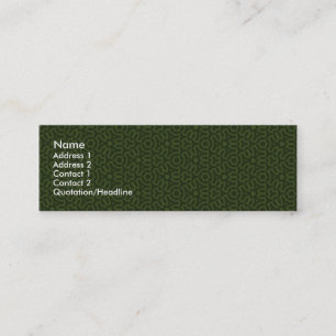 Celtic   mini business card