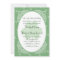 Celtic Mist Wedding Invitation - Green