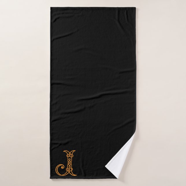 Celtic Monogram J Bath Towel (Bath Towel)