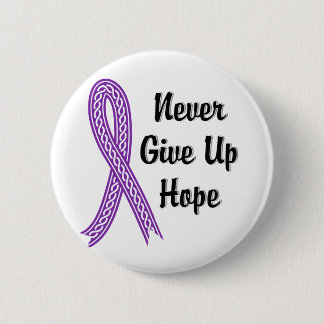 Celtic Never Give Up Hope Chiari Malformation 6 Cm Round Badge