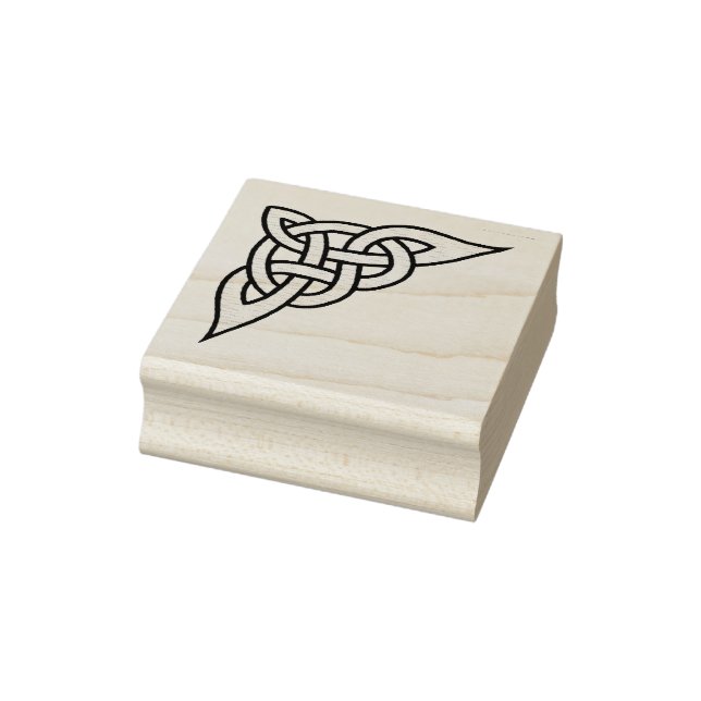 Celtic, Nordic braided corner/side  knot Rubber Stamp (Stamp)