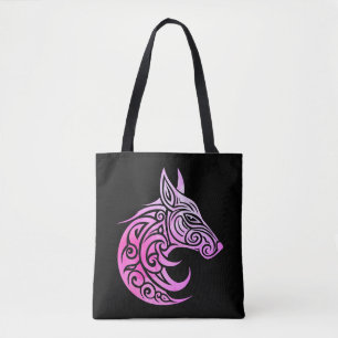 Celtic Nordic Fox Tote Bag
