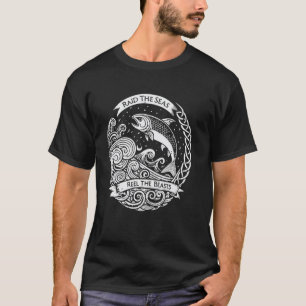 Celtic & Norse Fisherman u2013 Viking Knotwork Fis T-Shirt