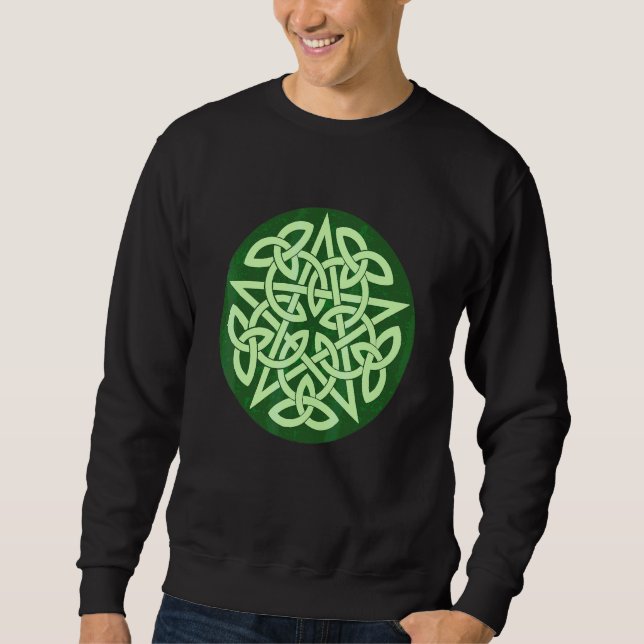 Celtic Occult Wicca Pentacle Knot Sweatshirt (Front)