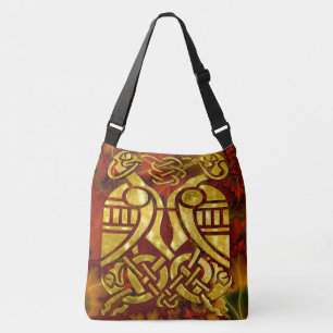 Celtic Organica Fractal Art Crossbody Bag