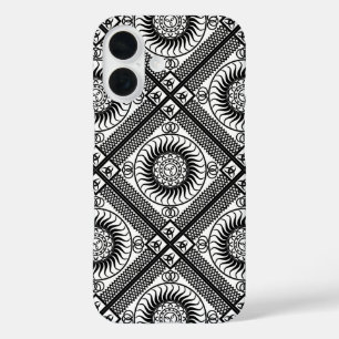 Celtic ornament diagonal iPhone 16 case