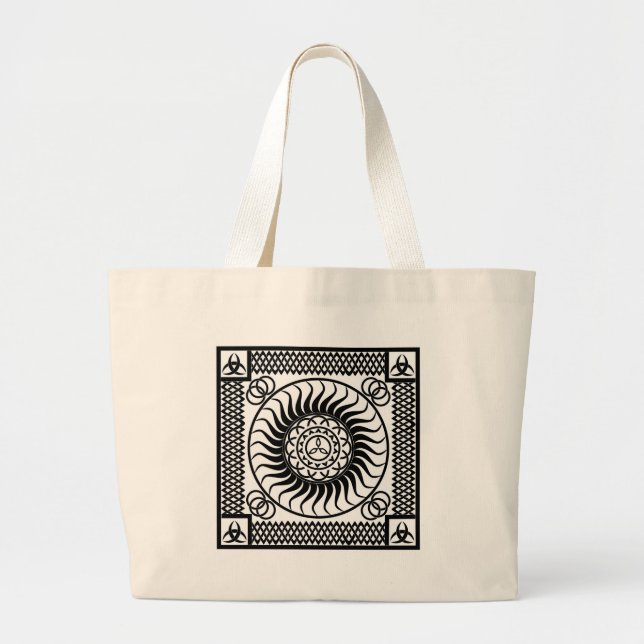 Celtic ornament Single Large Tote Bag (Front)
