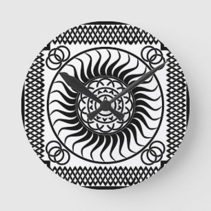 Celtic ornament Single Round Clock