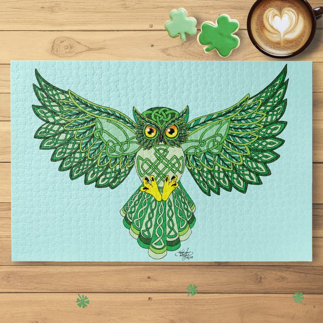 Celtic Owl Jigsaw Puzzle (Creator Uploaded)