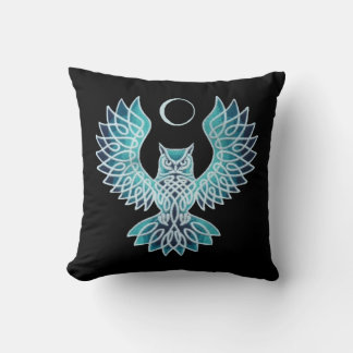 Celtic Owl Moon Cushion