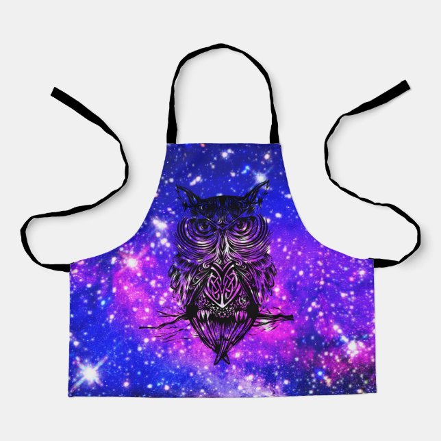 Celtic owl universe apron (Front)