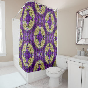 Celtic Pansies....... Shower Curtain
