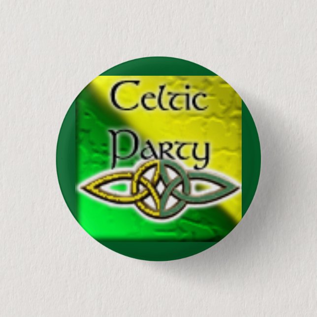 Celtic Party Logo 3 Cm Round Badge (Front)