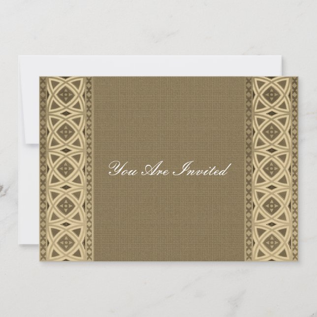 Celtic Pattern Invitations (Front)