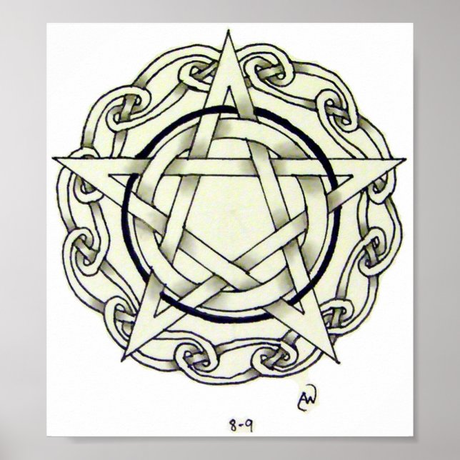 Celtic Pentacle Poster (Front)