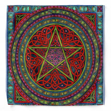 Celtic Pentagram Bandanna
