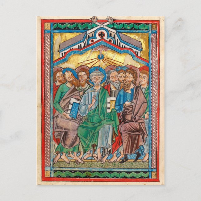 Celtic Pentecost Icon Postcard (Front)